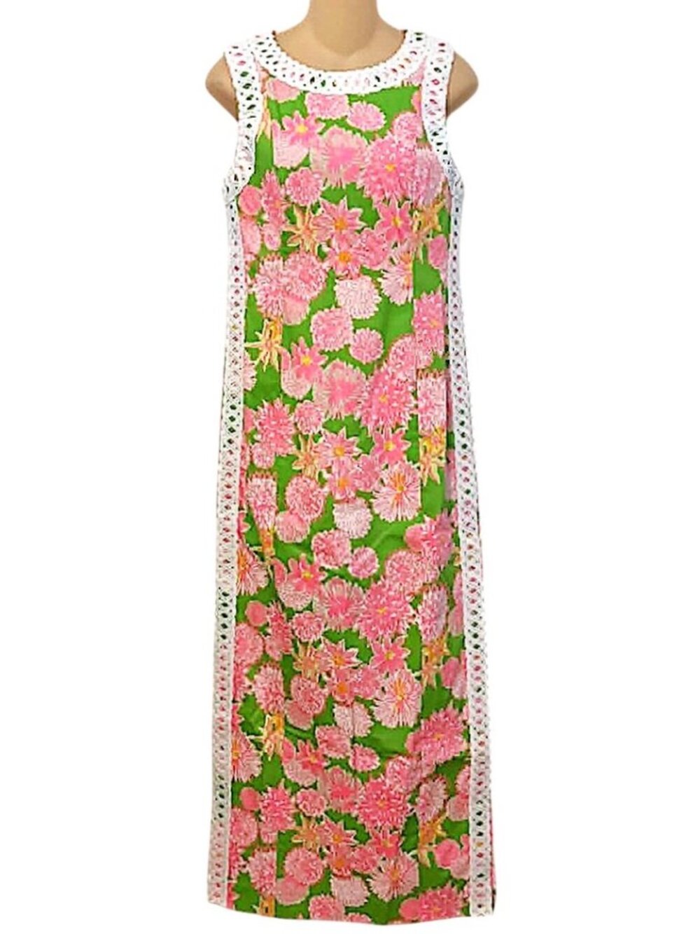 Lilly Pulitzer Sadie Maxi Romper in Multi/Seaside Garden Overprint NWT - Size 2